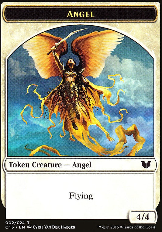 Spirit (022) // Angel Double-Sided Token [Commander 2015 Tokens]