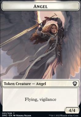 Soldier // Angel Double-Sided Token [Dominaria United Tokens]