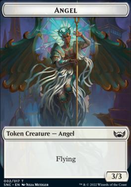 Treasure (013) // Angel Double-Sided Token [Streets of New Capenna Tokens]