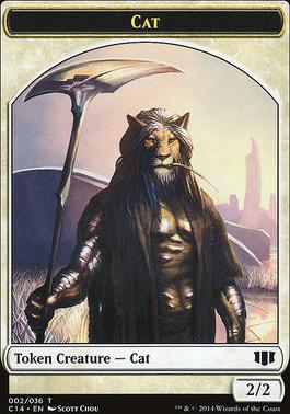 Angel // Cat Double-Sided Token [Commander 2014 Tokens]