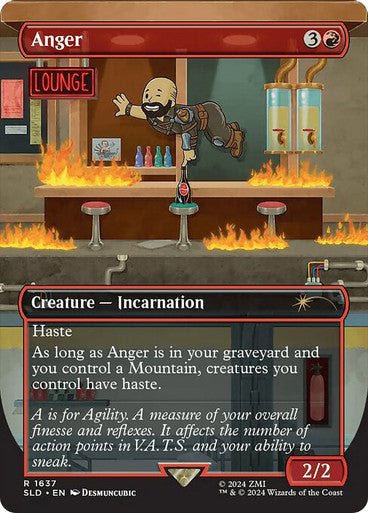 Anger (Rainbow Foil) [Secret Lair Drop Series]