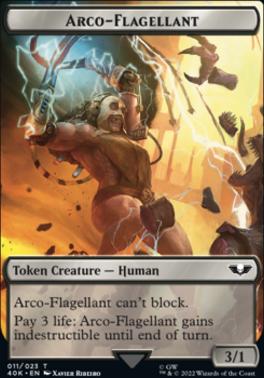 Soldier (004) // Arco-Flagellant Double-Sided Token (Surge Foil) [Warhammer 40,000 Tokens]
