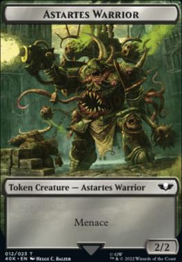 Spawn // Astartes Warrior Double-Sided (Surge Foil) [Warhammer 40,000 Tokens]