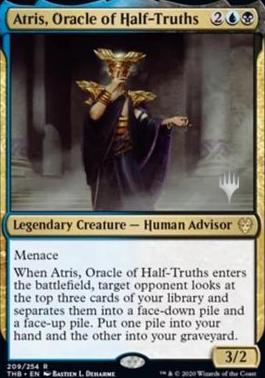 Atris, Oracle of Half-Truths (Promo Pack) [Theros Beyond Death Promos] [Foil]