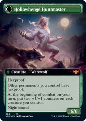 Avabruck Caretaker // Hollowhenge Huntmaster (Extended Art) [Innistrad: Crimson Vow]