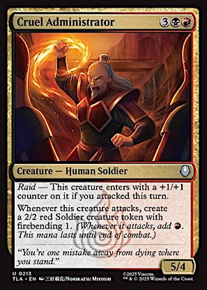 Cruel Administrator [Avatar: The Last Airbender] [Foil]