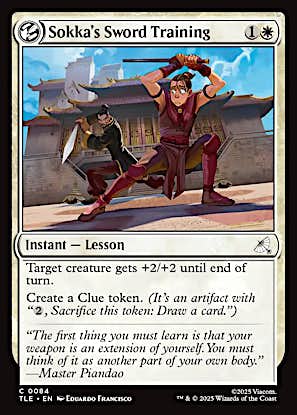 Sokka's Sword Training [Avatar: The Last Airbender: Eternal-Legal] [Foil]