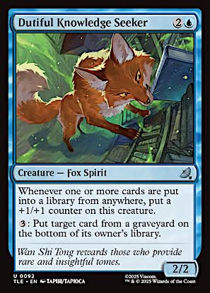 Dutiful Knowledge Seeker [Avatar: The Last Airbender: Eternal-Legal] [Foil]
