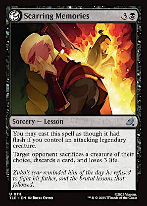 Scarring Memories [Avatar: The Last Airbender: Eternal-Legal] [Foil]