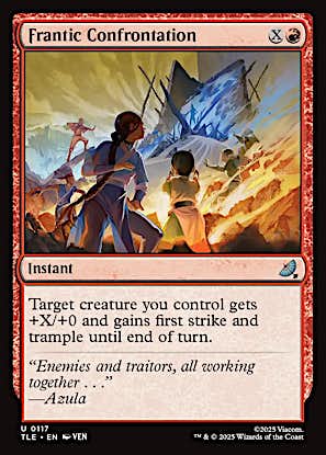 Frantic Confrontation [Avatar: The Last Airbender: Eternal-Legal] [Foil]