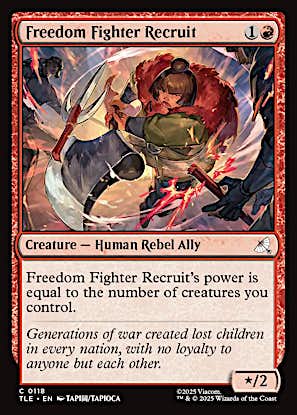 Freedom Fighter Recruit [Avatar: The Last Airbender: Eternal-Legal] [Foil]