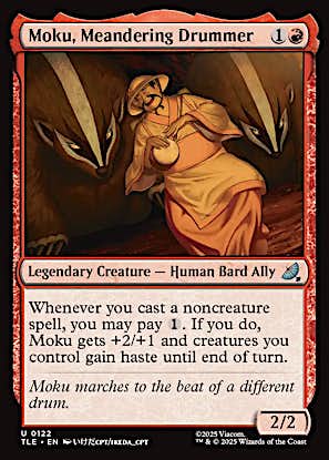 Moku, Meandering Drummer [Avatar: The Last Airbender: Eternal-Legal] [Foil]