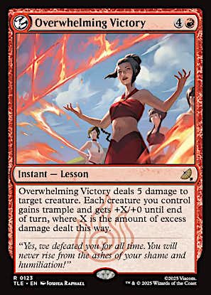 Overwhelming Victory [Avatar: The Last Airbender: Eternal-Legal] [Foil]