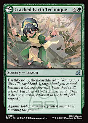 Cracked Earth Technique [Avatar: The Last Airbender: Eternal-Legal] [Foil]