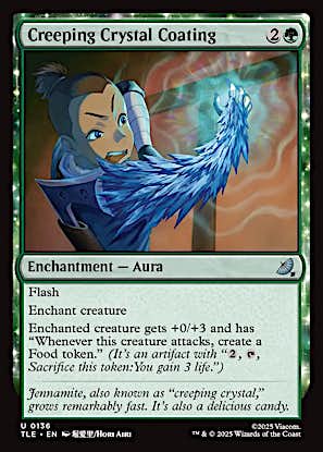 Creeping Crystal Coating [Avatar: The Last Airbender: Eternal-Legal] [Foil]
