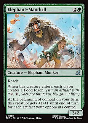 Elephant-Mandrill [Avatar: The Last Airbender: Eternal-Legal] [Foil]