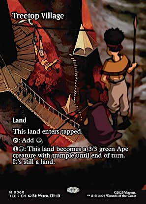 Treetop Village (Borderless) [Avatar: The Last Airbender: Eternal-Legal] [Foil]