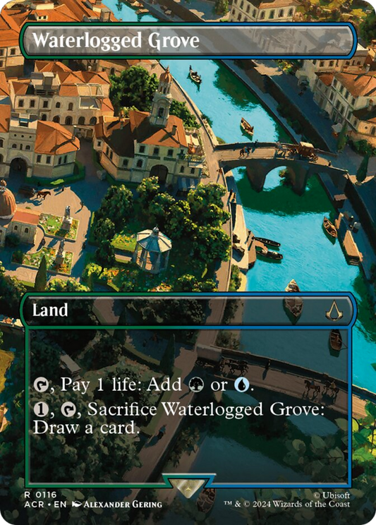 Waterlogged Grove (Borderless) [Assassin's Creed] [Foil]