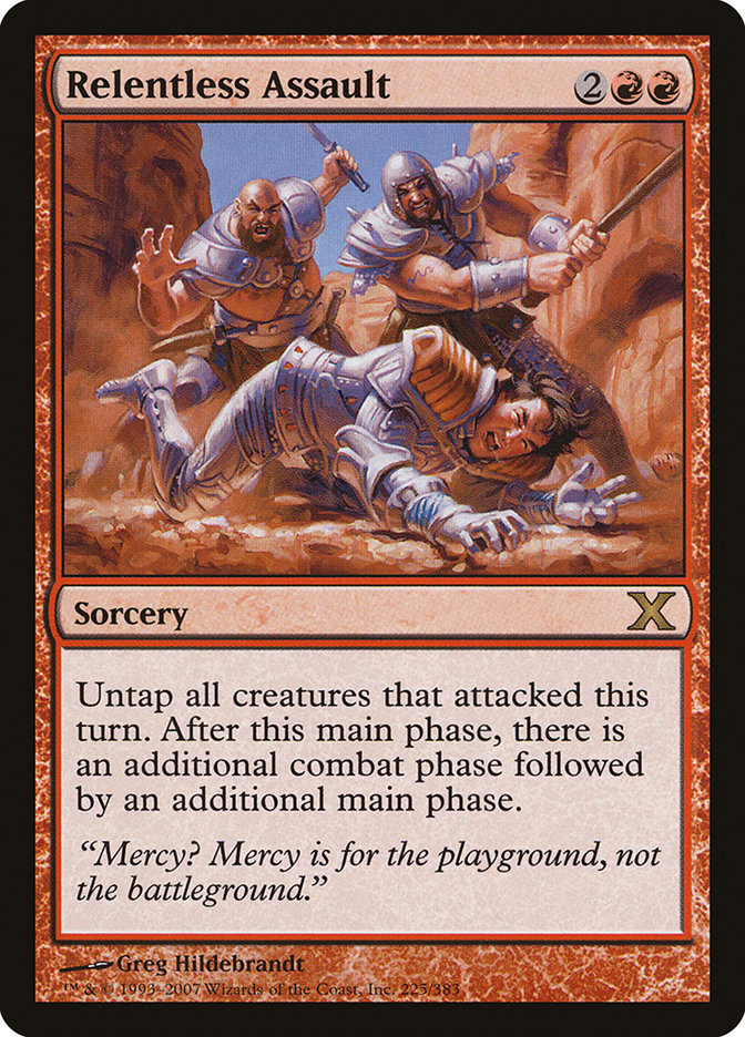Relentless Assault [Tenth Edition] [Foil]