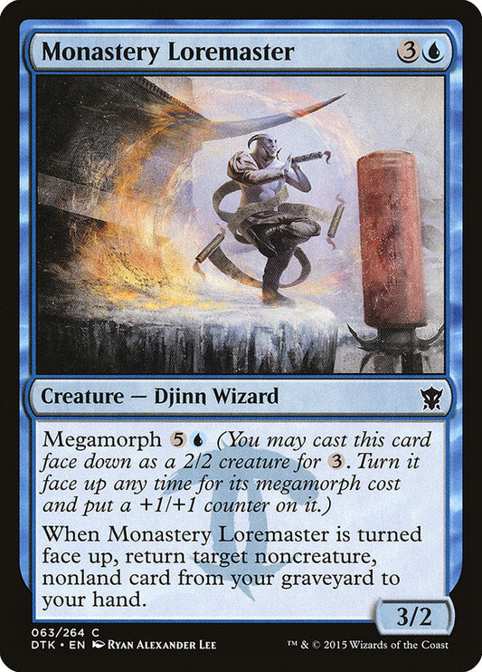 Monastery Loremaster [Dragons of Tarkir] [Foil]
