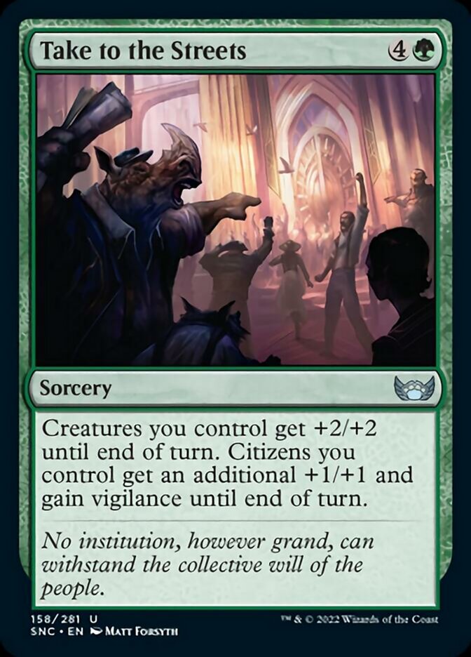 Take to the Streets [Streets of New Capenna] [Foil]