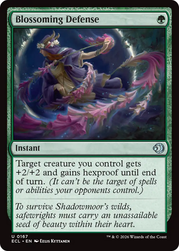 Blossoming Defense [Lorwyn Eclipsed] [Foil]