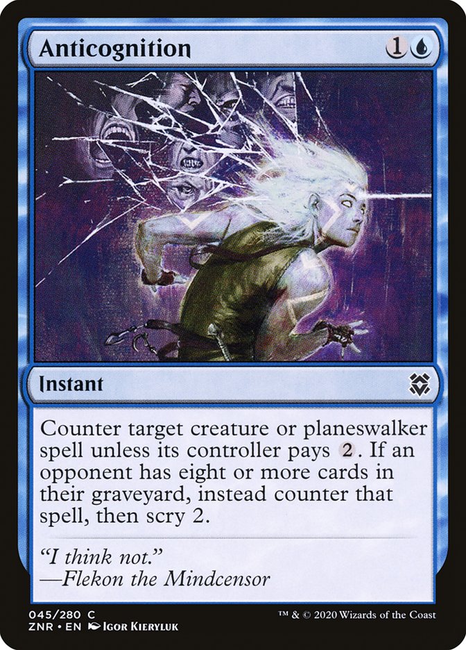 Anticognition [Zendikar Rising] [Foil]