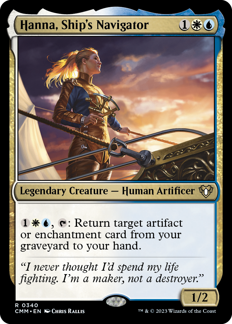 Hanna, Ship's Navigator [Commander Masters] [Foil]