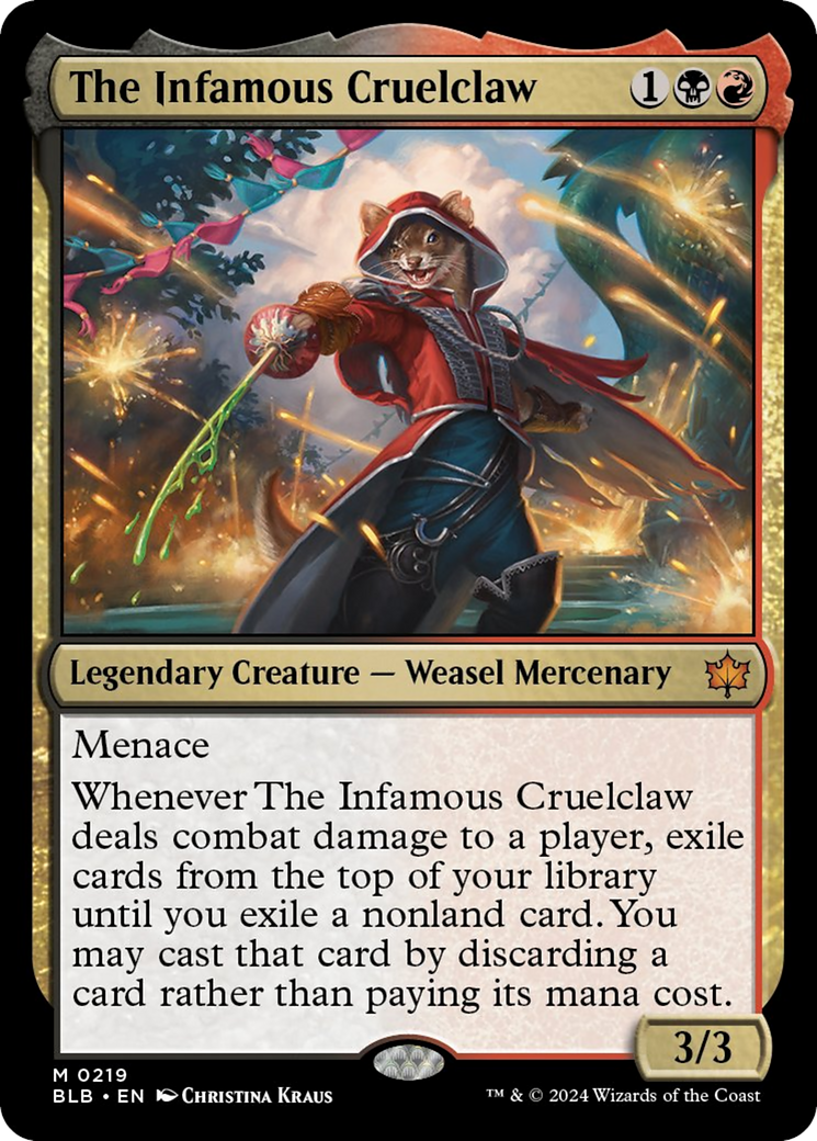 The Infamous Cruelclaw [Bloomburrow] [Foil]