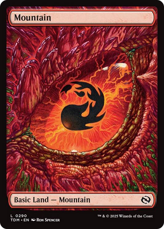 Mountain (0290) [Tarkir: Dragonstorm] [Foil]