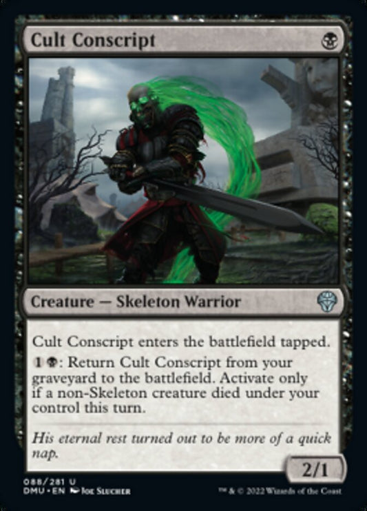 Cult Conscript [Dominaria United] [Foil]