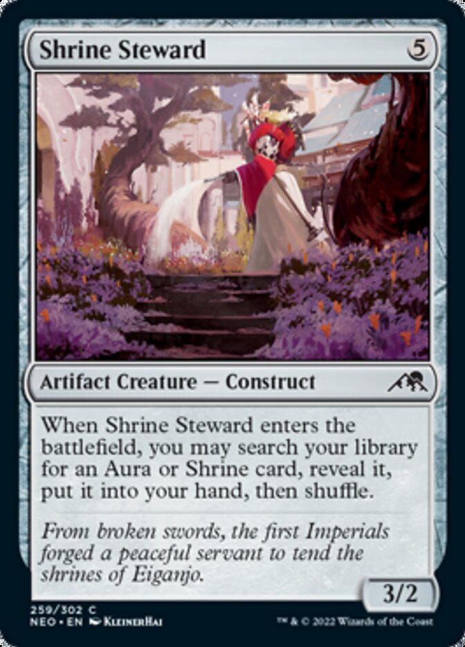 Shrine Steward [Kamigawa: Neon Dynasty] [Foil]
