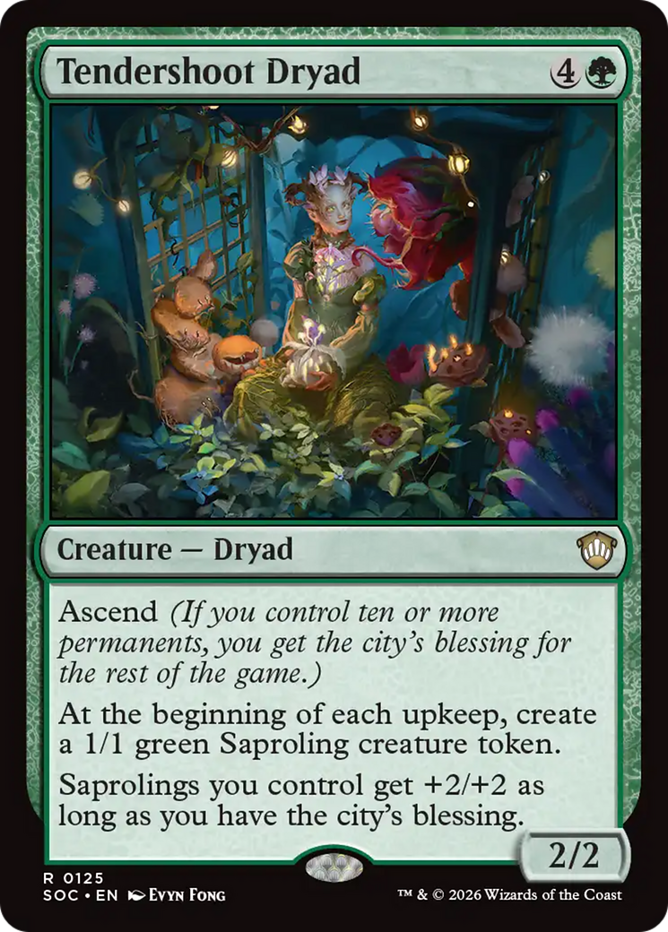 Tendershoot Dryad [Secrets of Strixhaven Commander] [Foil]