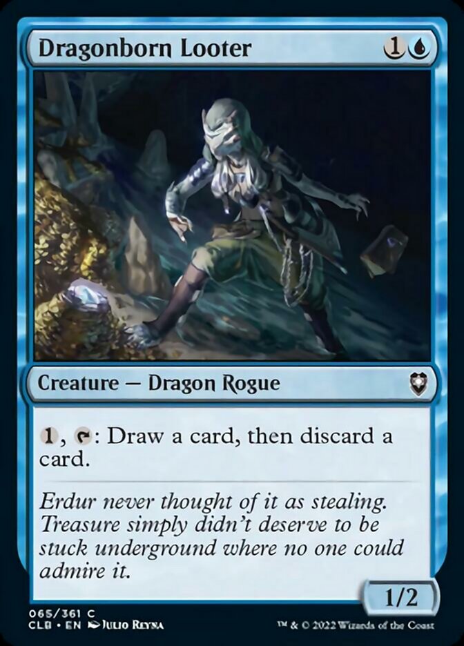 Dragonborn Looter [Commander Legends: Battle for Baldur's Gate] [Foil]