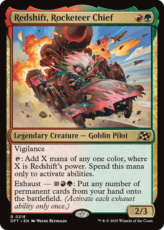 Redshift, Rocketeer Chief [Aetherdrift] [Foil]