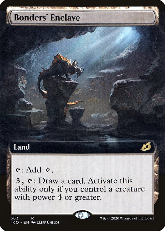 Bonders' Enclave (Extended Art) [Ikoria: Lair of Behemoths] [Foil]