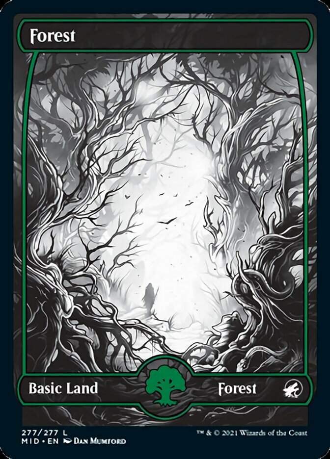 Forest (277) [Innistrad: Midnight Hunt] [Foil]