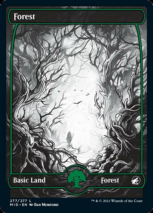 Forest (277) [Innistrad: Midnight Hunt] [Foil]