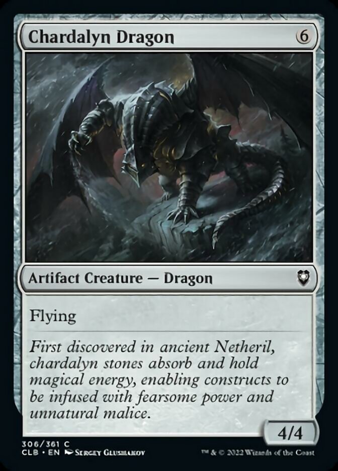 Chardalyn Dragon [Commander Legends: Battle for Baldur's Gate] [Foil]