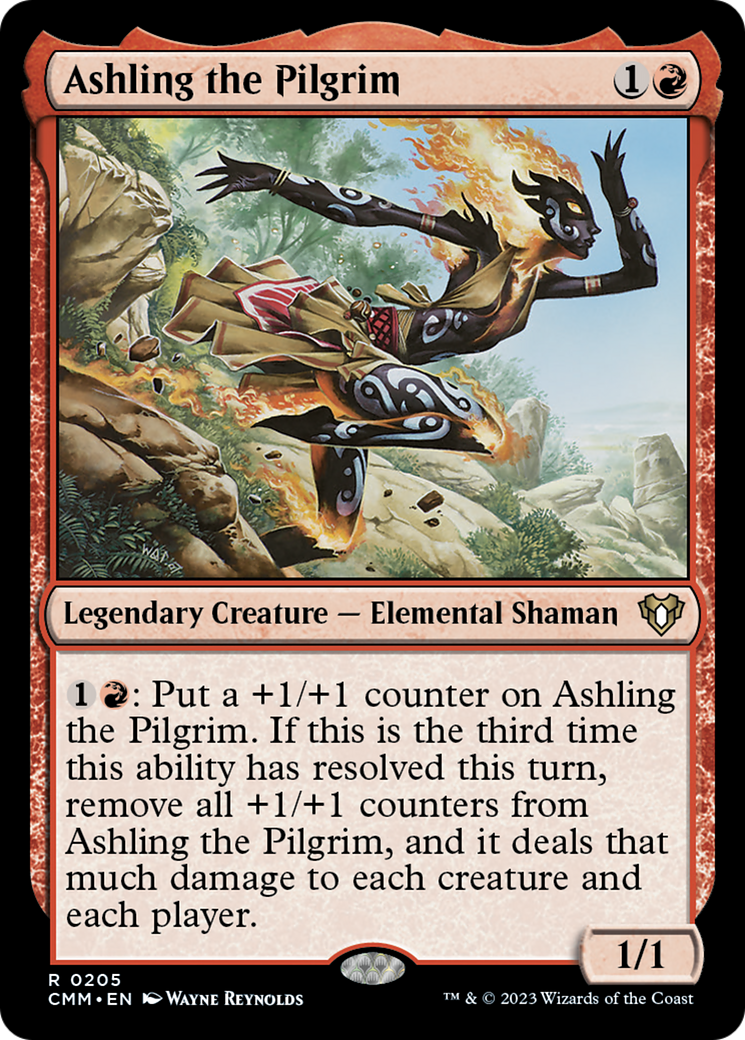 Ashling the Pilgrim [Commander Masters] [Foil]