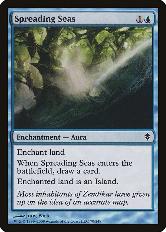 Spreading Seas [Zendikar] [Foil]