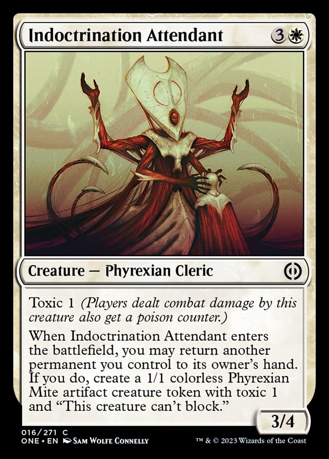 Indoctrination Attendant [Phyrexia: All Will Be One] [Foil]