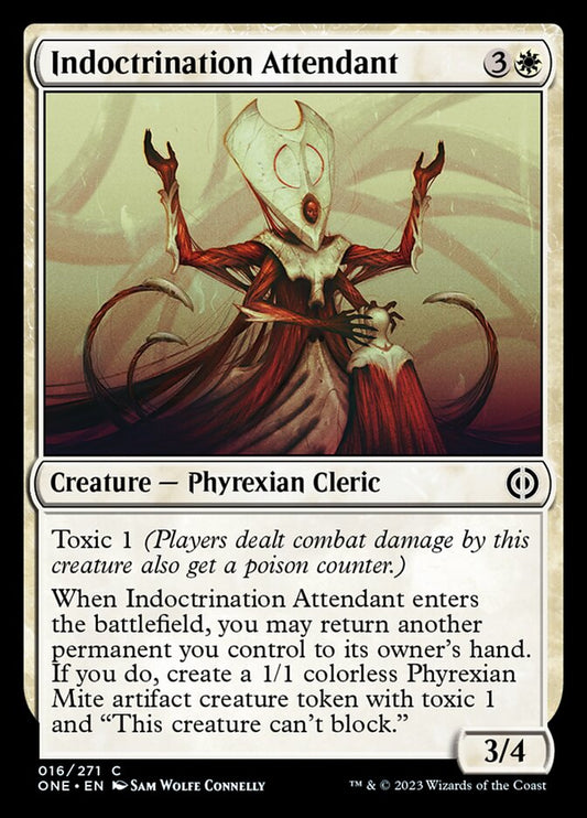 Indoctrination Attendant [Phyrexia: All Will Be One] [Foil]