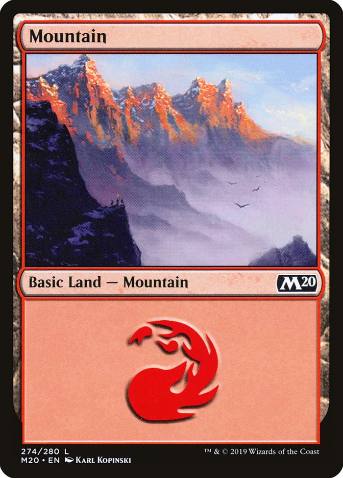 Mountain (274) [Core Set 2020] [Foil]