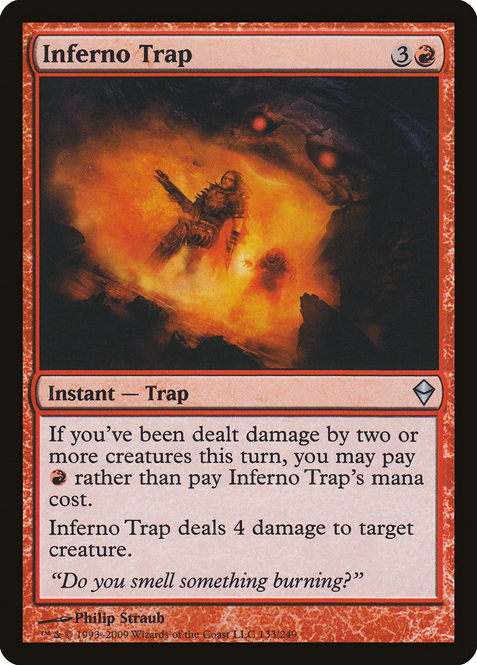 Inferno Trap [Zendikar] [Foil]