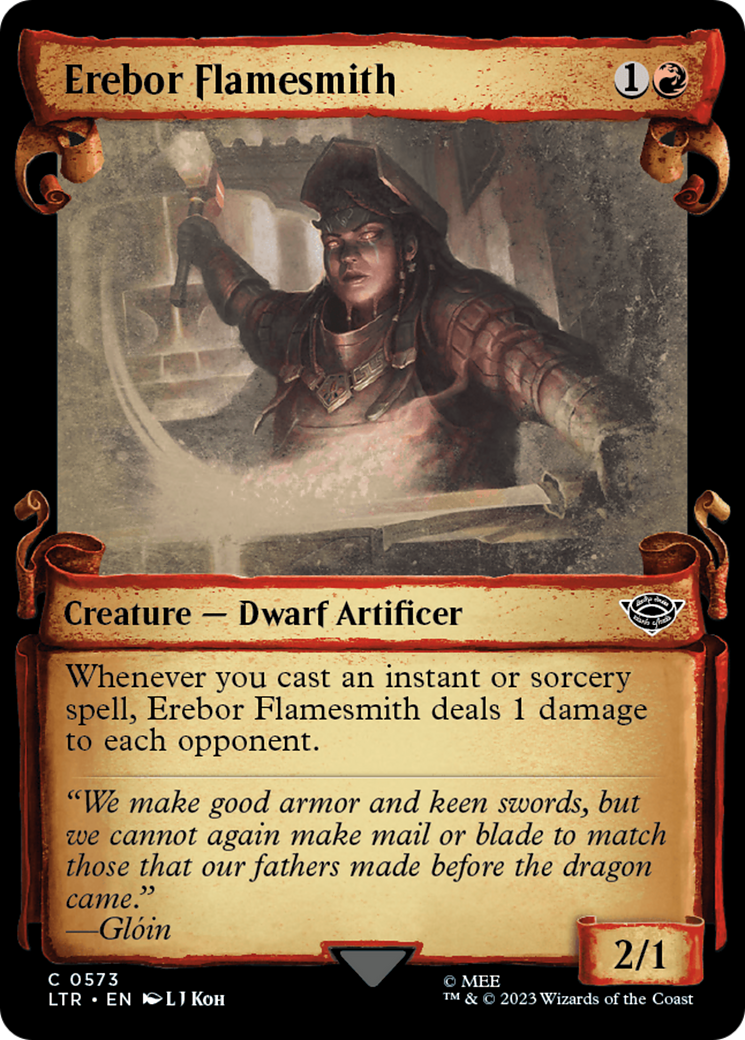 Erebor Flamesmith [The Lord of the Rings: Tales of Middle-Earth Showcase Scrolls] [Foil]