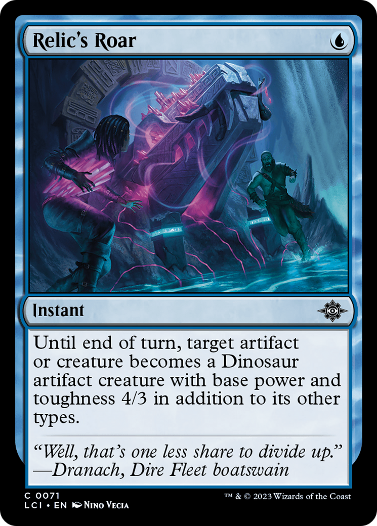 Relic's Roar [The Lost Caverns of Ixalan] [Foil]