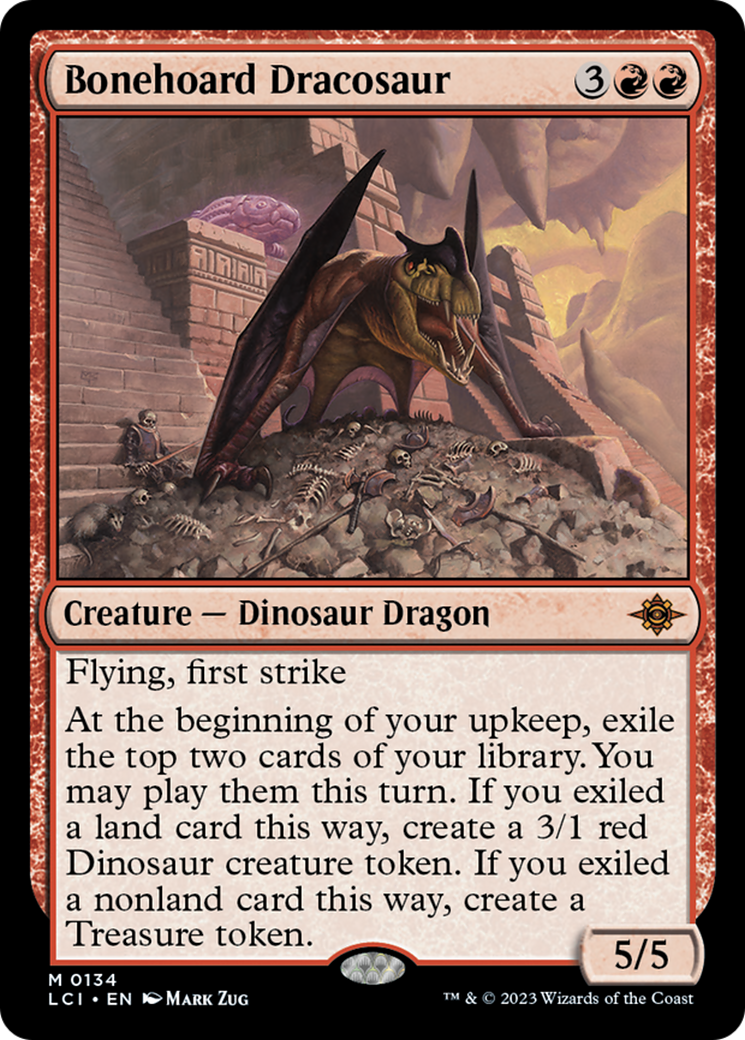 Bonehoard Dracosaur [The Lost Caverns of Ixalan] [Foil]