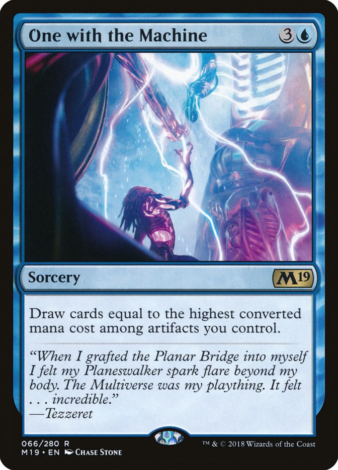 One with the Machine [Core Set 2019] [Foil]