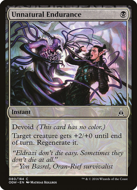 Unnatural Endurance [Oath of the Gatewatch] [Foil]